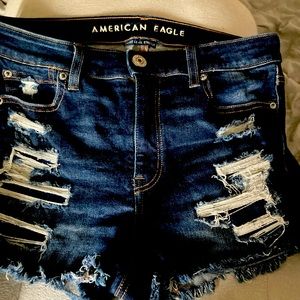 Ae jean shorts high rise